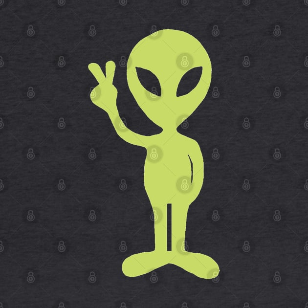 Peace Alien by Slightly Unhinged